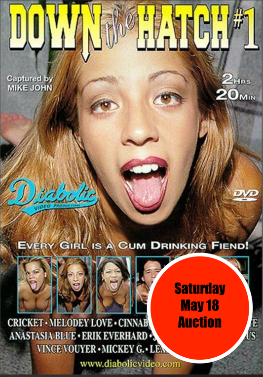 DOWN THE HATCH "PREMIER EDITION" DIABOLIC FILMS ADULT DVD (DISC ONLY) VINTAGE OUT OF PRINT!