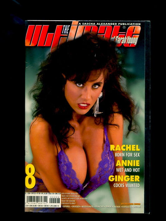 THE ULTIMATE OF SARAH YOUNG VOL 8, VINTAGE EUROPEAN PORN MAGAZINE