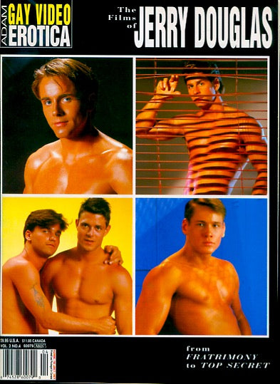 ADAM GAY EROTICA JERRY DOUGLAS VOL 2 # 4 GAY ADULT MAGAZINE