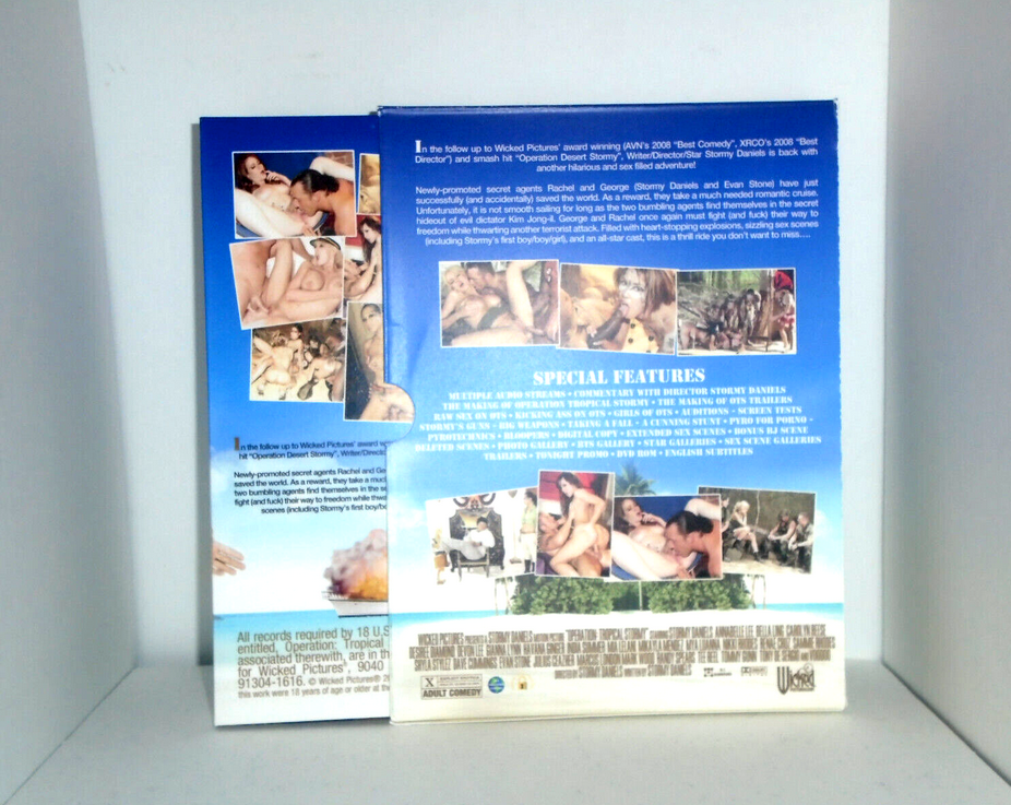 OPERATION: TROPICAL STORMY, WICKED FILMS ADULT DVD 3 DISC SET, AVN AWARD WINNER!