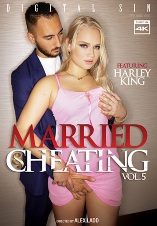 Married & Cheating 5, 2024 Digital sin Films ADULT DVD Harley King